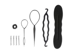Herramienta De Peinado Para Mujer Clip Hacer Moño Trenzador Accesorios Diy Moda Novedad (9pcs)