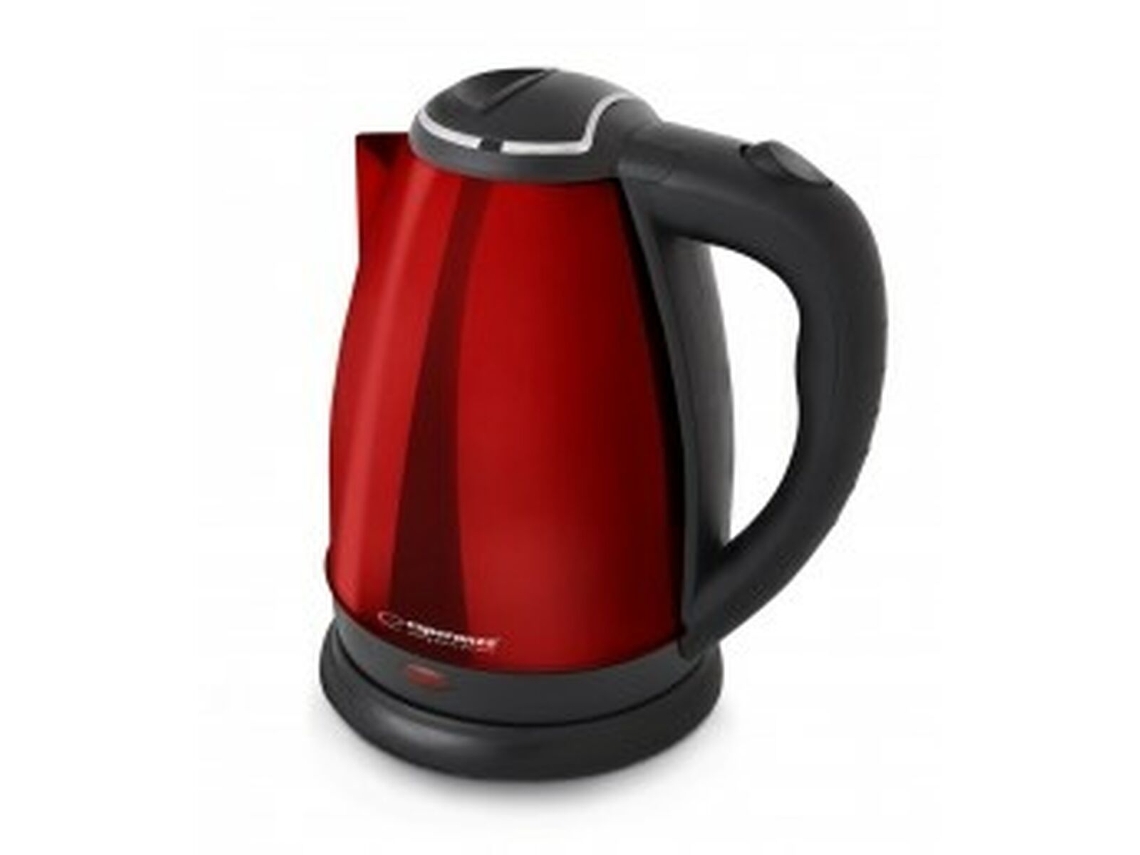 Hervidor ESPERANZA EKK113R Negro Rojo Acero Inoxidable Plástico 1800 W 1,8 L