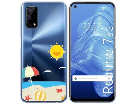 Carcasa Realme 7 5G TUMUNDOSMARTPHONE Dibujos Transparente Multicolor