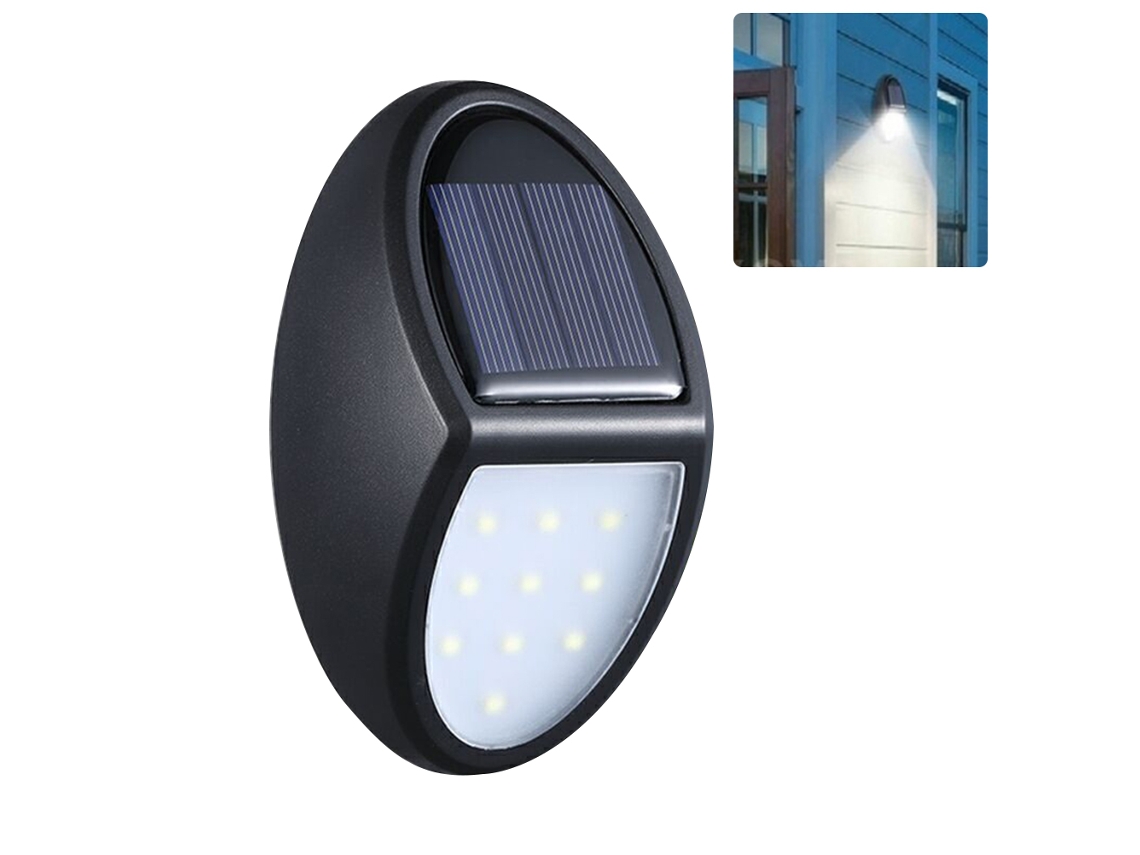 2026-lámpara De Pared Solar 10led Impermeable Ip65 Para Jardín Patio Exterior Luz Solar Led