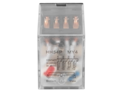 Relé intermedio electromagnético HH54P 220 V CA 5 A 14 pines DPDT