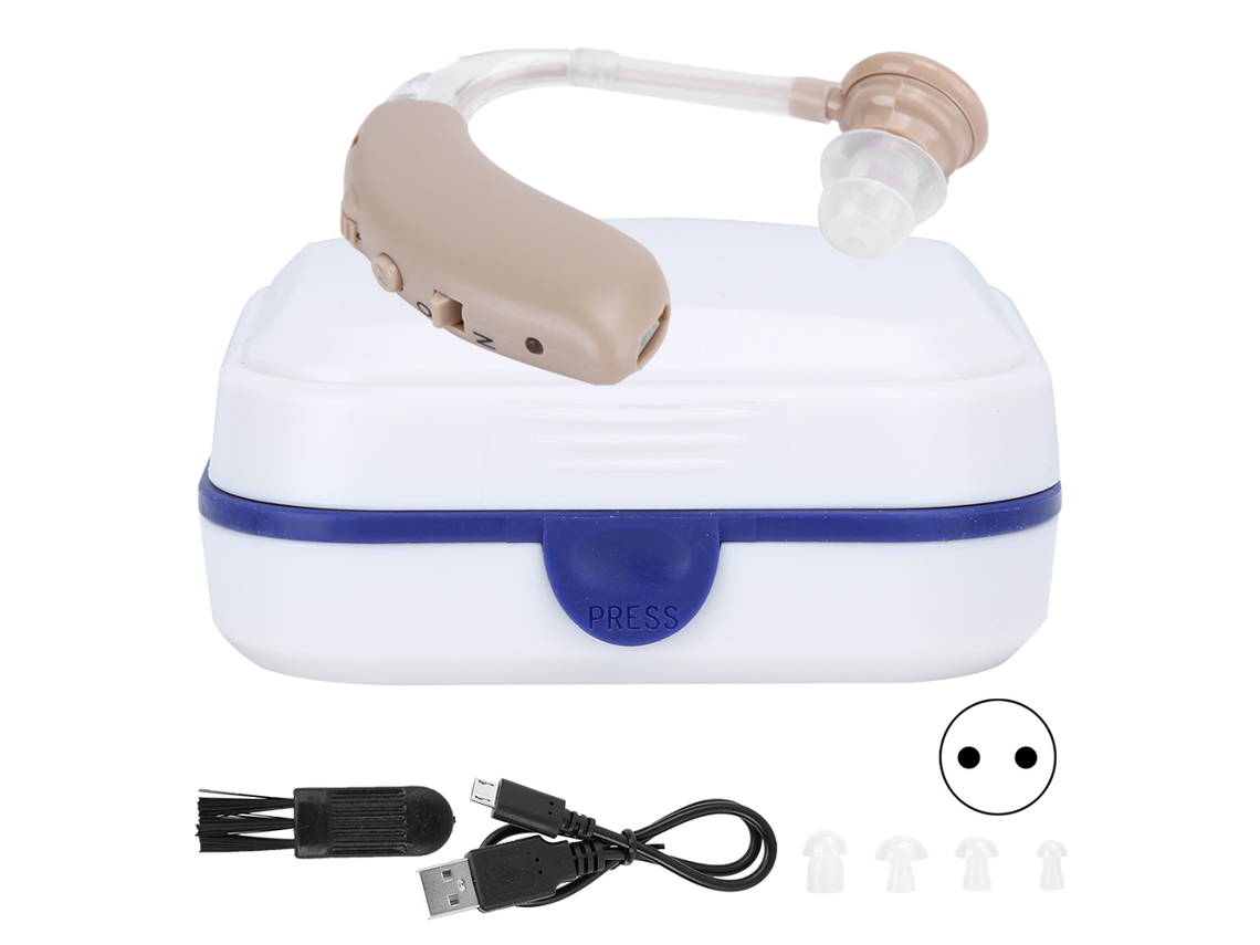 Auriculares Digitales Bluetooth Recargables Con Amplificador De Sonido Nítido Para Personas Con Pérdida Auditiva Y Tono De Piel.