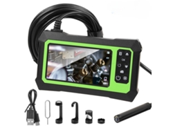 Cámara endoscópica con 8 luces LED, boroscopio HD 1080P, dispositivo de inspección con pantalla transparente de 4,3 pulgadas, inspección de serpiente portátil