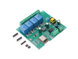 Módulo Relé Wifi 4 Canales Placa De Desarrollo Esp8266 Control Inalámbrico Dc7-12v/5v Usb
