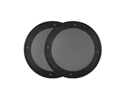 2pcs Capa De Proteção De Malha 5 Polegadas Para Alto-falante Carro Decorativa Preto + Preto
