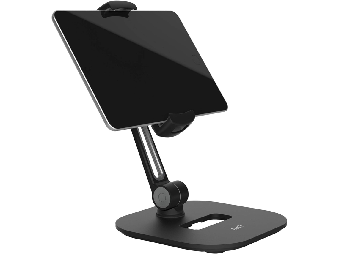 KOFIHETY Base ergonómica para tabletas, elegante soporte plegable con soporte ajustable multiángulo para rotación de 360 grados, compatible con la mayoría de t