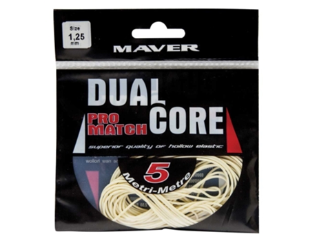 Linha Elástica Dual Core Pro Match 5 M Branco 1.25 Mmmaver