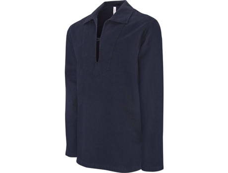 Blusa KARIBAN Algodón Hombre (XS - Azul)