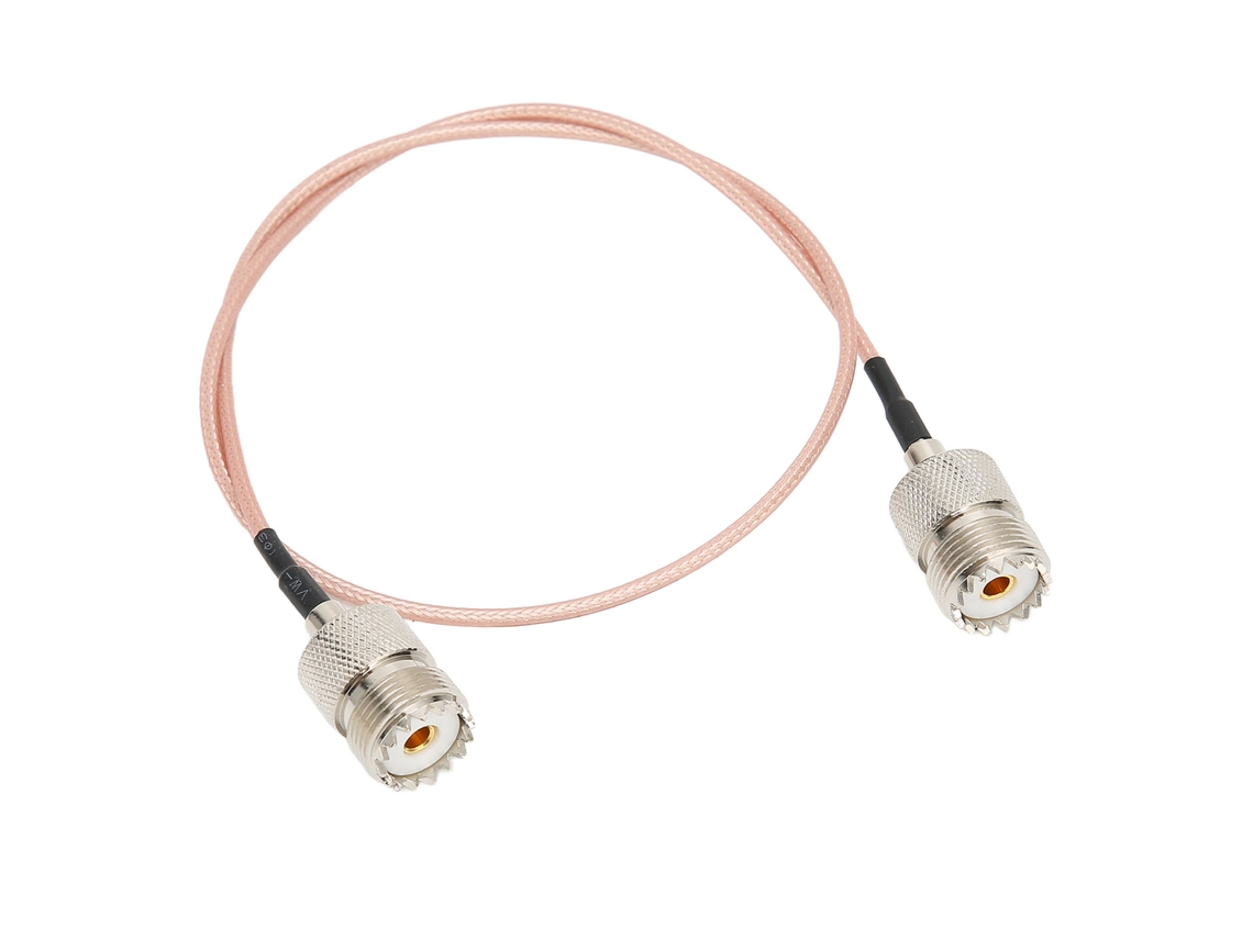 Cable Coaxial De Baja Pérdida So239 De 50 Cm Para Analizador De Antenas Y Medidor De Roe