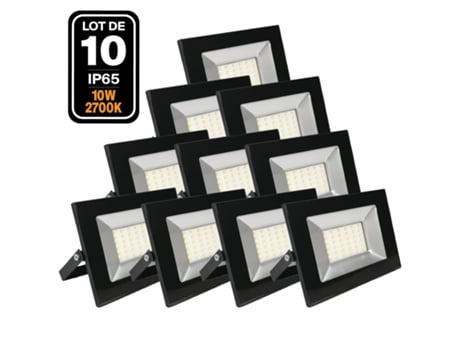 10 Proyectores Led 10W Ipad Blanco calido 3000K EUROPALAMP