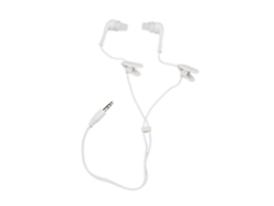Auriculares Deportivos Impermeables Ipx8 De 3,5 Mm Con Conector Dorado, Estéreo, Blancos, Para Ipod Y Smartphones.