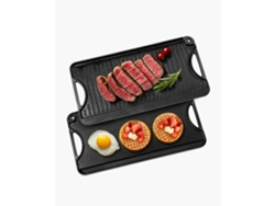 Parrilla reversible de doble cara con placa de hierro fundido 492x218mm Tekmaquinas