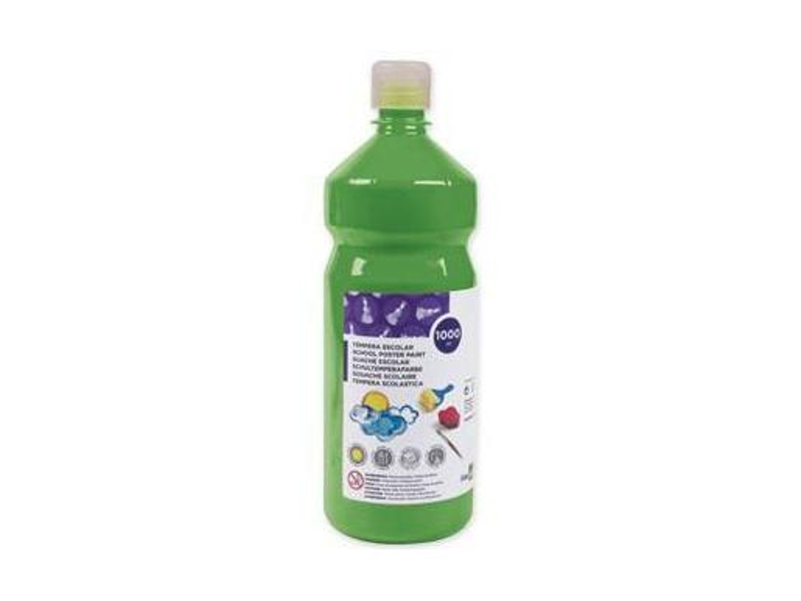 Guache Escolar Liderpapel 1000 Ml Verde