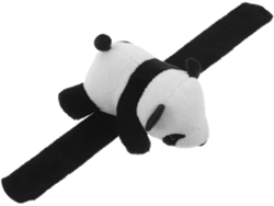 Lindo Accesorio De Peluche De Panda Para Bicicleta, Pulsera A Presión, Decoración Para Manillar