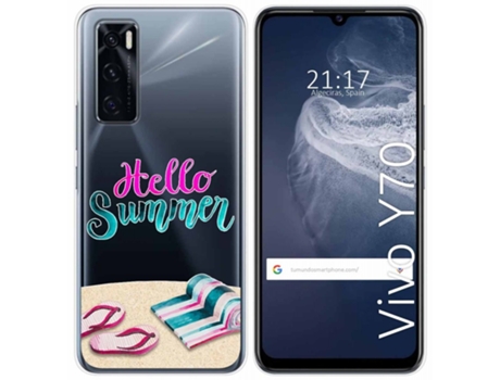 Carcasa Vivo Y70 TUMUNDOSMARTPHONE Dibujos Transparente Multicolor