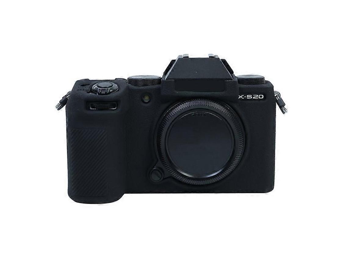 Funda protectora de silicona suave Facpoet a prueba de golpes para cámara Fuji X S20