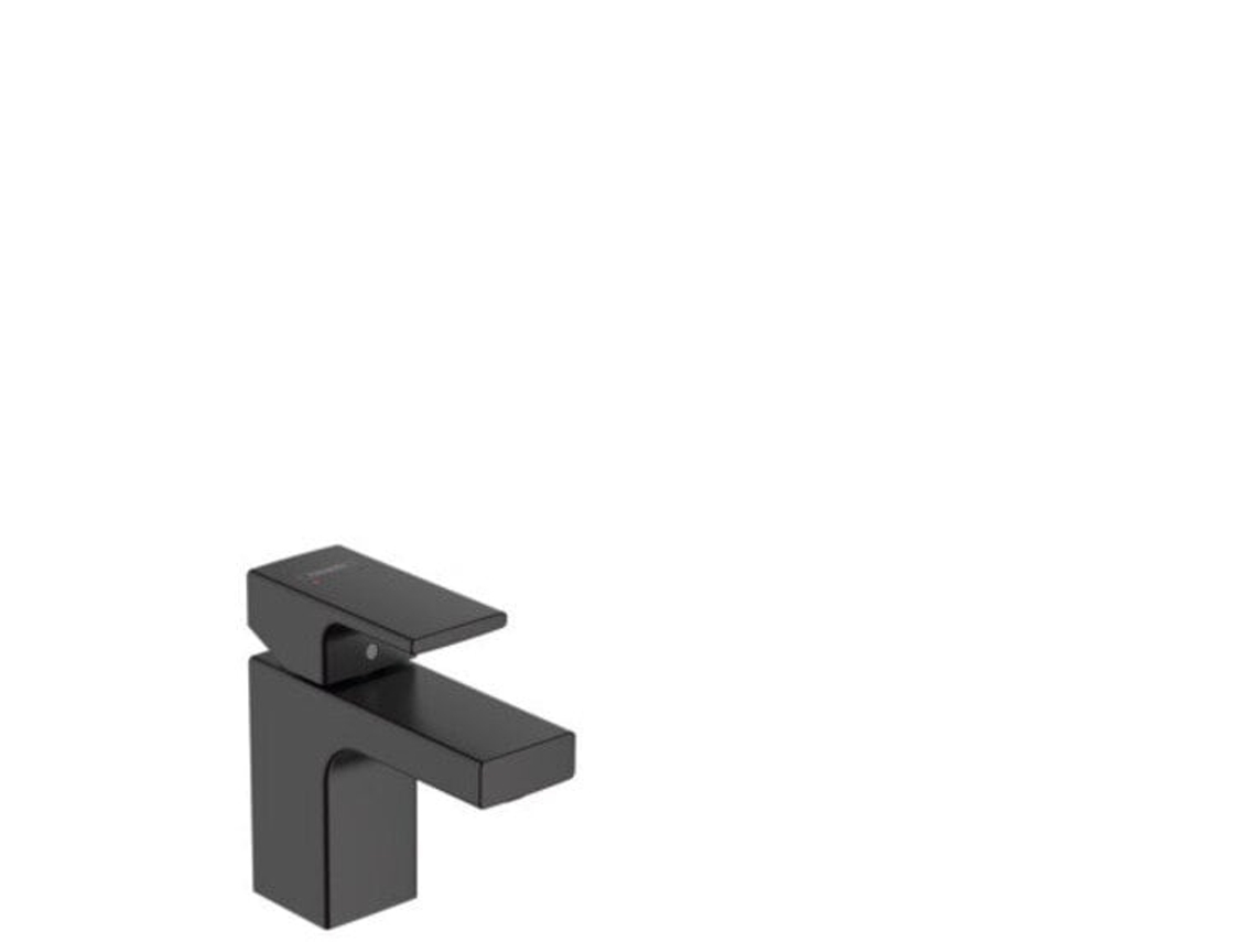 HANSGROHE Vernis Shape mezclador monomando de lavabo 70, proyección 89mm, 71567, Color: Negro Mate