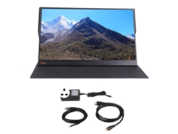 Monitor portátil USB C 1080p con altavoces duales