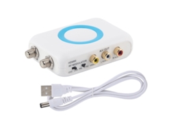 Modulador De Vídeo Hd Profissional Portátil Flexível Abs Com Saída Em Formato Pal/ntsc Hdm66
