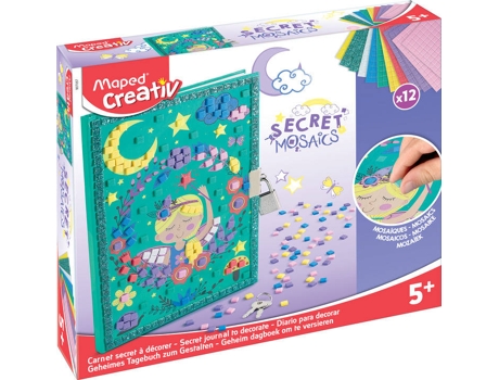 Juego Criativo MAPED CREATIV Diario Del Candado - Mosaicos Secretos