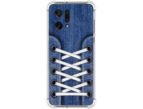 Carcasa para Oppo Find X5 5G TUMUNDOSMARTPHONE Dibujos Antigolpes Zapatillas 01 Multicolor