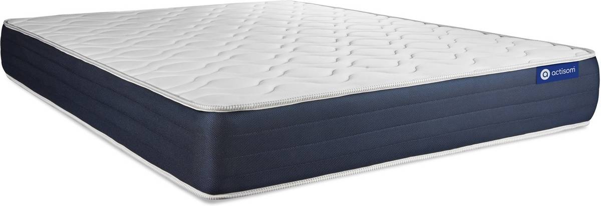Conjunto de Somier Blanco + Colchón ACTISOM Actilatex Sleep (135x200 cm - Látex)