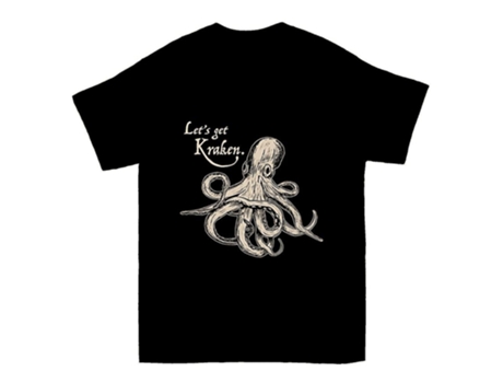 Camiseta ROCKINSTONE Lets Get Kraken Algodón para Hombre (3XL)