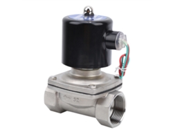 Válvula electromagnética de cobre (control de fluidos, 12 V CC)