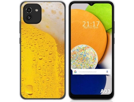 Carcasa para Samsung Galaxy A03 TUMUNDOSMARTPHONE Dibujos Cerveza Multicolor