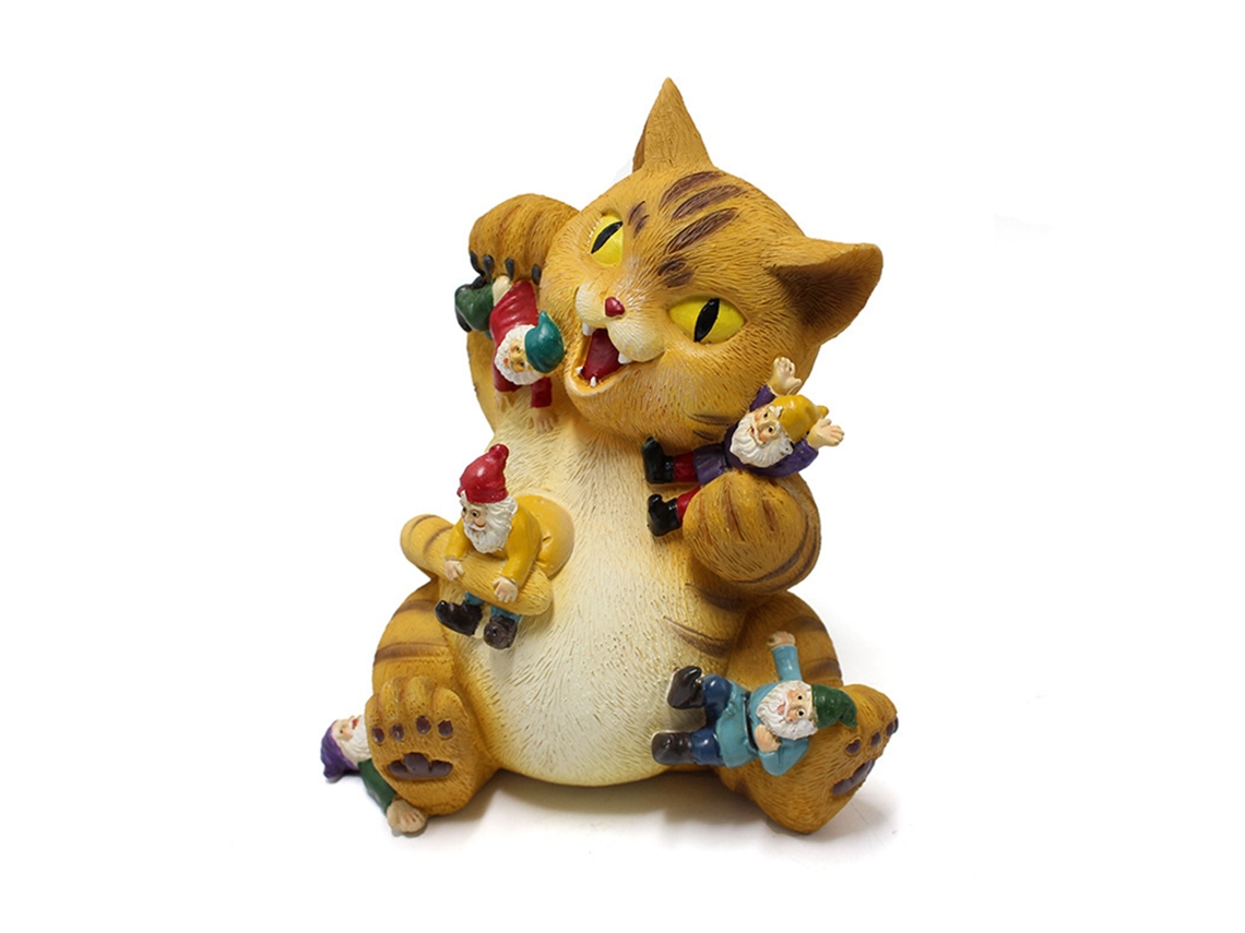Figura de gato (detalles exquisitos, colores vibrantes)