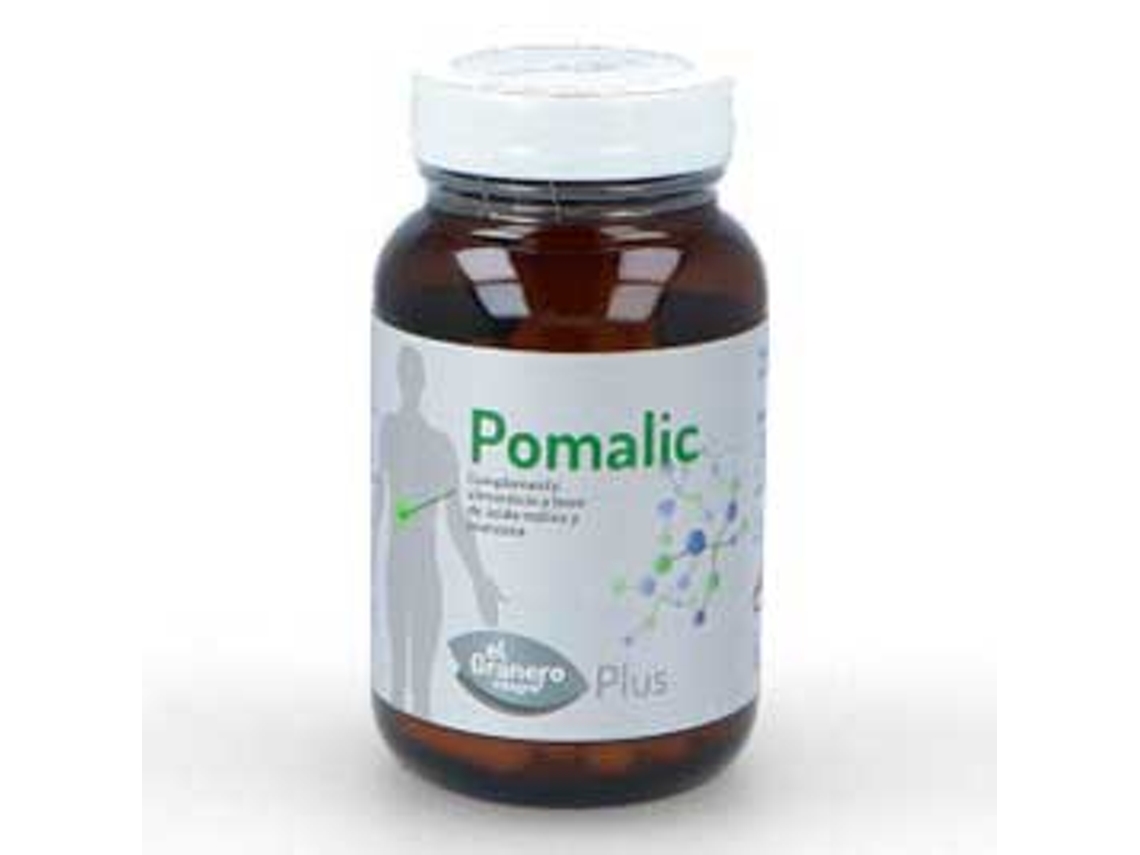 Complemento Alimentar EL GRANERO INTEGRAL Pomalic Plus Acido Malico 60 Cápsulas (100 g)
