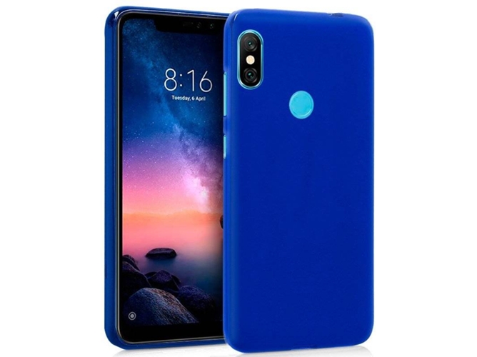Carcasa Xiaomi Redmi Note 6 Pro COOL Silicona Azul