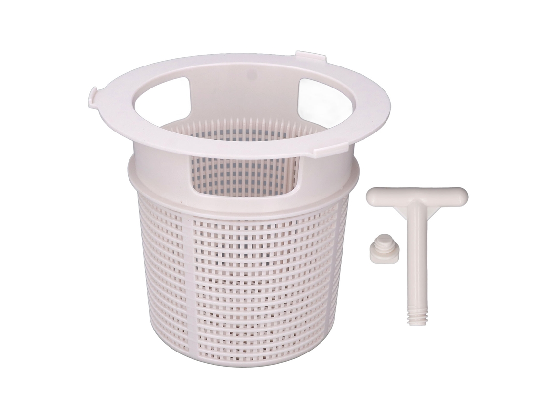 Cesta De Repuesto Para Skimmer De Superficie Mk2 S2500 Para Piscinas, Con Asa, Material Abs.