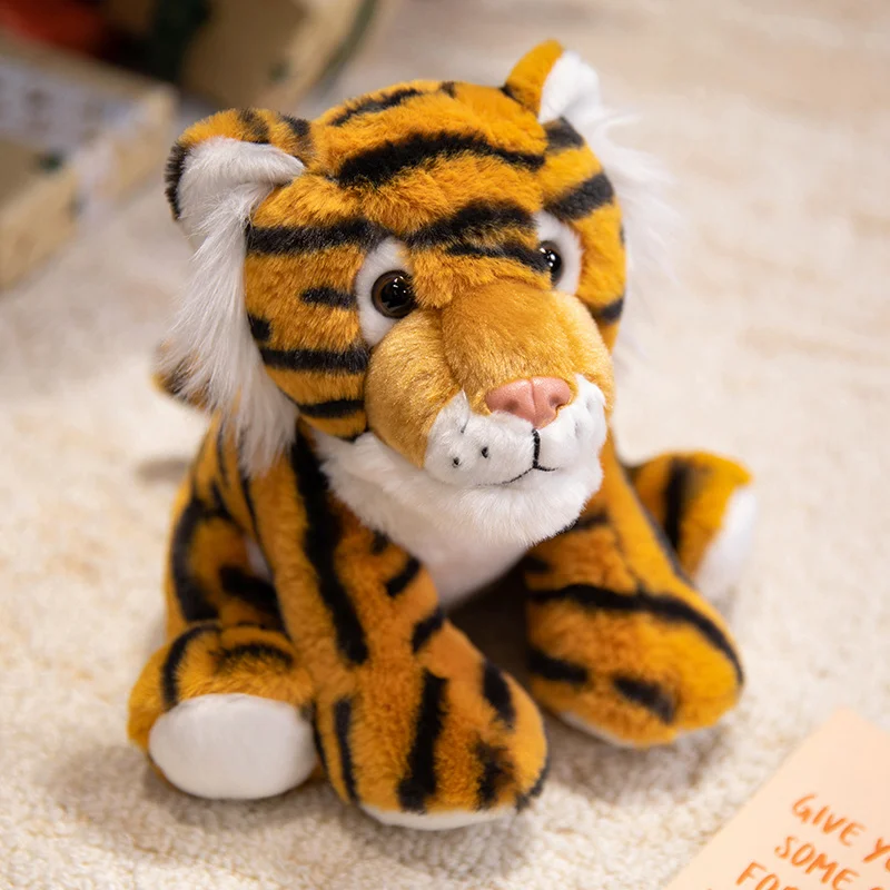 (tigre De Aproximadamente 23 Cm) Peluche Realista De Animal De La Selva De 23 Cm, Juguete De Bosque Simulado