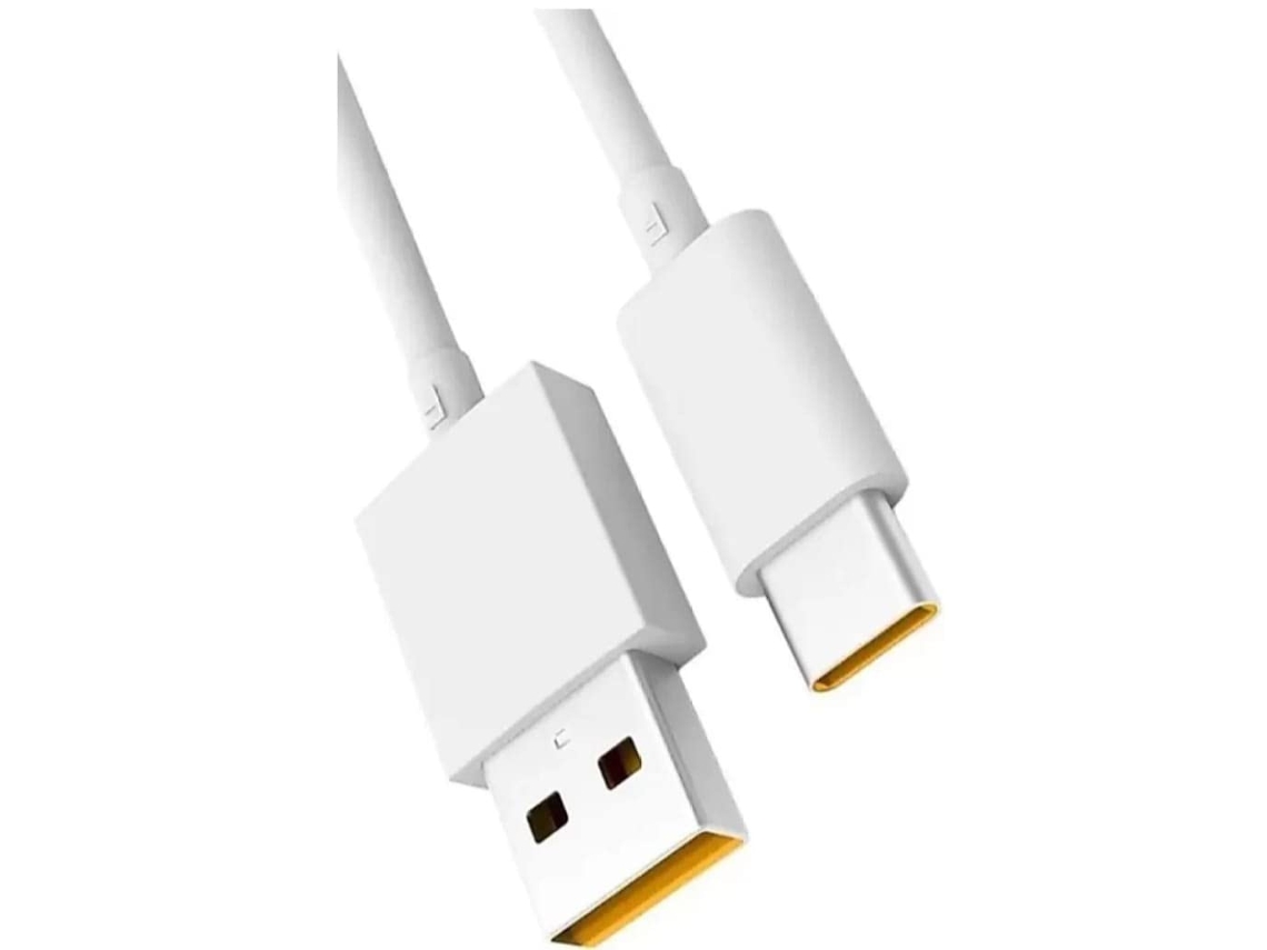 Cable Carga Rápida Vooc Usb para Oppo VENISYMLIS Blanco