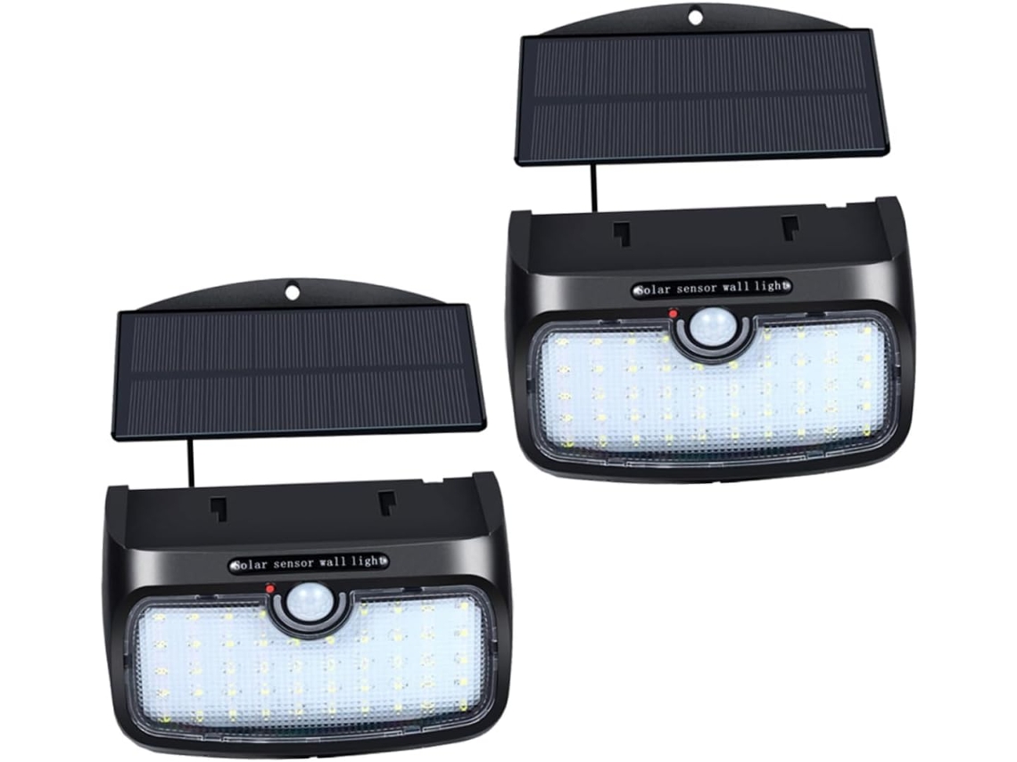 Slowmoose 2 Luces solares desmontables para jardín, con sensor, para patio.