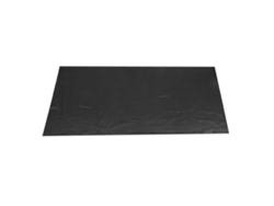 Mantel rectangular antimanchas de 145 x 320 cm para banquetes, bodas y fiestas en color negro.