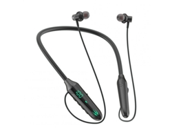 Auriculares Bluetooth Banda para el cuello inalámbrica Pantalla digital Baja latencia Gaming Knight Negro