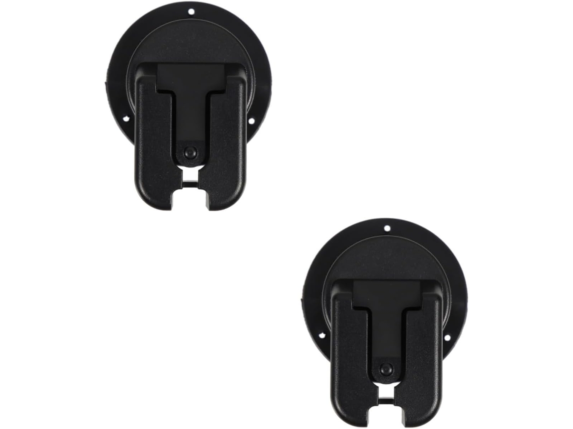 Juego De 2 Soportes Portátiles Para Micrófono Para Radio De Coche, Con Clip De Montaje Universal.
