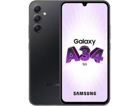 Smartphone SAMSUNG Galaxy A34 5G Grafito 128Gb