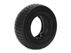 Neumático Neumático De Kart De 8 Pulgadas Con Cámara De Aire, Goma Antideslizante, Absorción De Impactos.