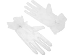 De Dos Piezas De Encaje Blanco Estilo Vintage Para Mujer Con Lazo, Ideal Para Fiestas De Té Y Eventos Especiales.