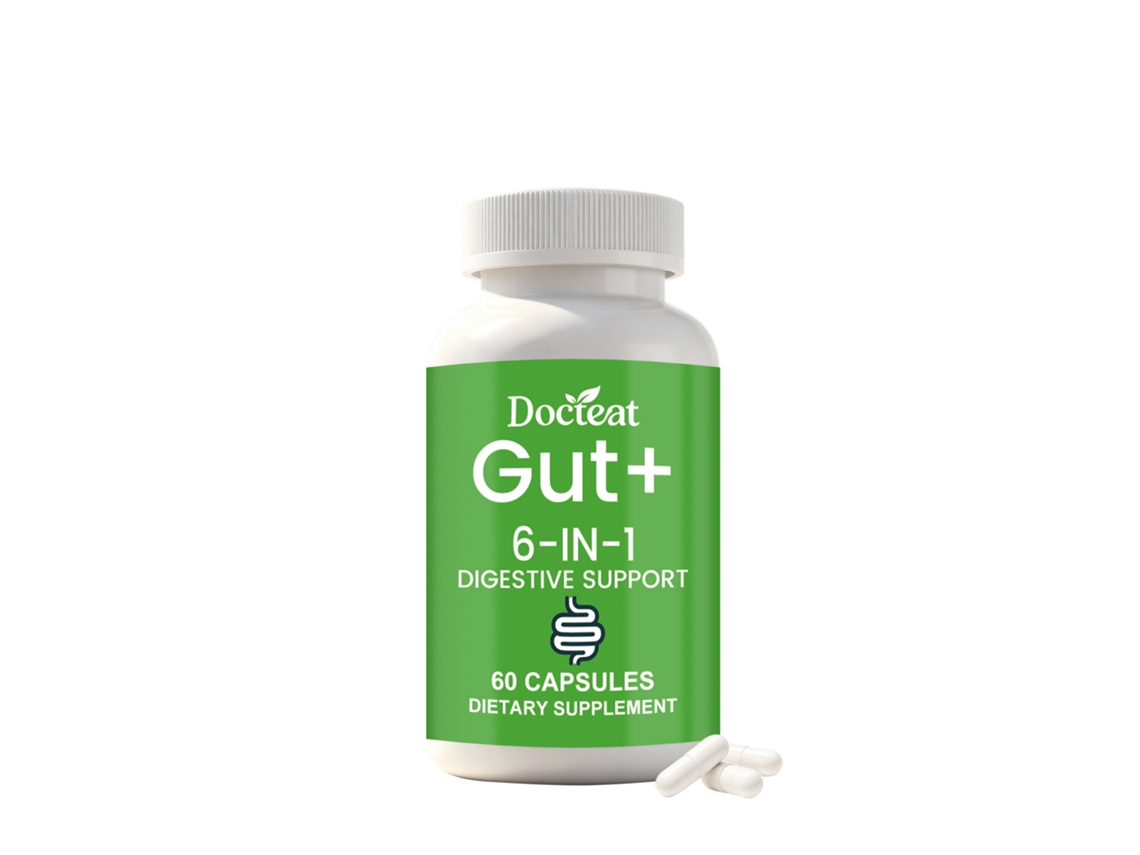 Cápsulas eficaces para el apoyo digestivo e intestinal.