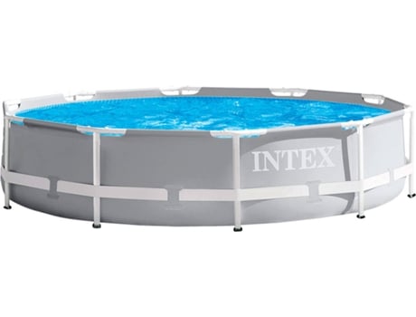 Piscina Tubular INTEX Prisma Frame Gris (305x76cm - 4.485L)