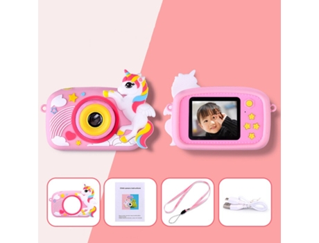 Cámara Digital WEB2O Cartoon Fotografia y Vídeo con Tarjeta 32 GB para Niños