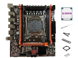 Placa Base X99e + Cpu E5 2678 V3 + Pasta Térmica + Lan Nvme Pciex16