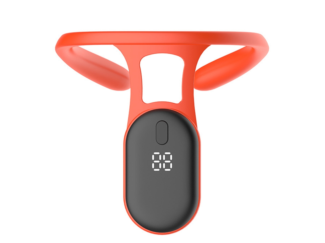 Entrenador Inteligente De Postura Con Lcd Para Prevenir La Cifosis Monitoreo Preciso Corrector De Postura Colgante Naranja