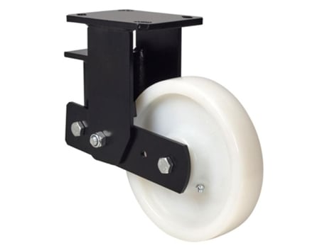 Rueda fija 17hlsb200-ftb suspension nylon blanco extrafuerte eje bolas ALEX