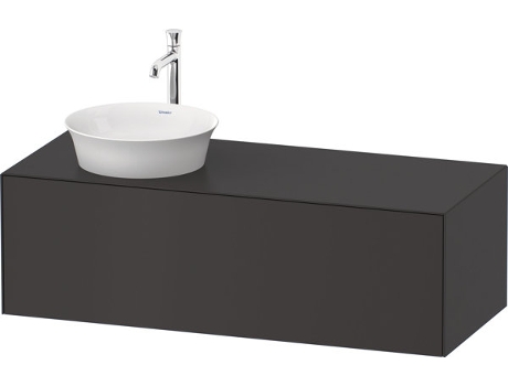 DURAVIT Tulip blanco, mueble de pared, ancho 1300 x fondo 550mm, con 1x extraíble, con tecnología tip-on, WT4977L