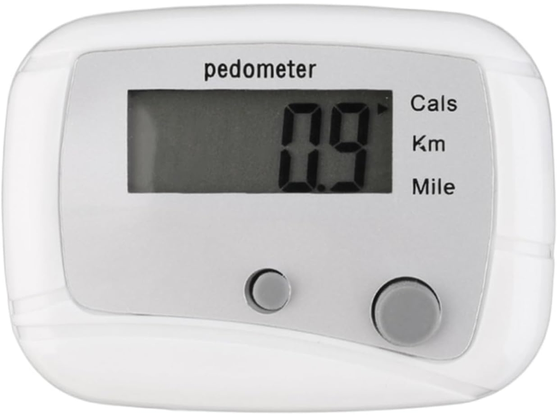 Mini Podomètre Numérique Lcd, Compteur De Distance Marche, Conception Légère, Clip Ceinture,